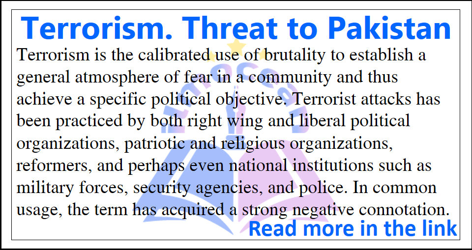 Terrorism Essay Terrorism In Pakistan Terrorism Essay For CSS   Terrrorism 