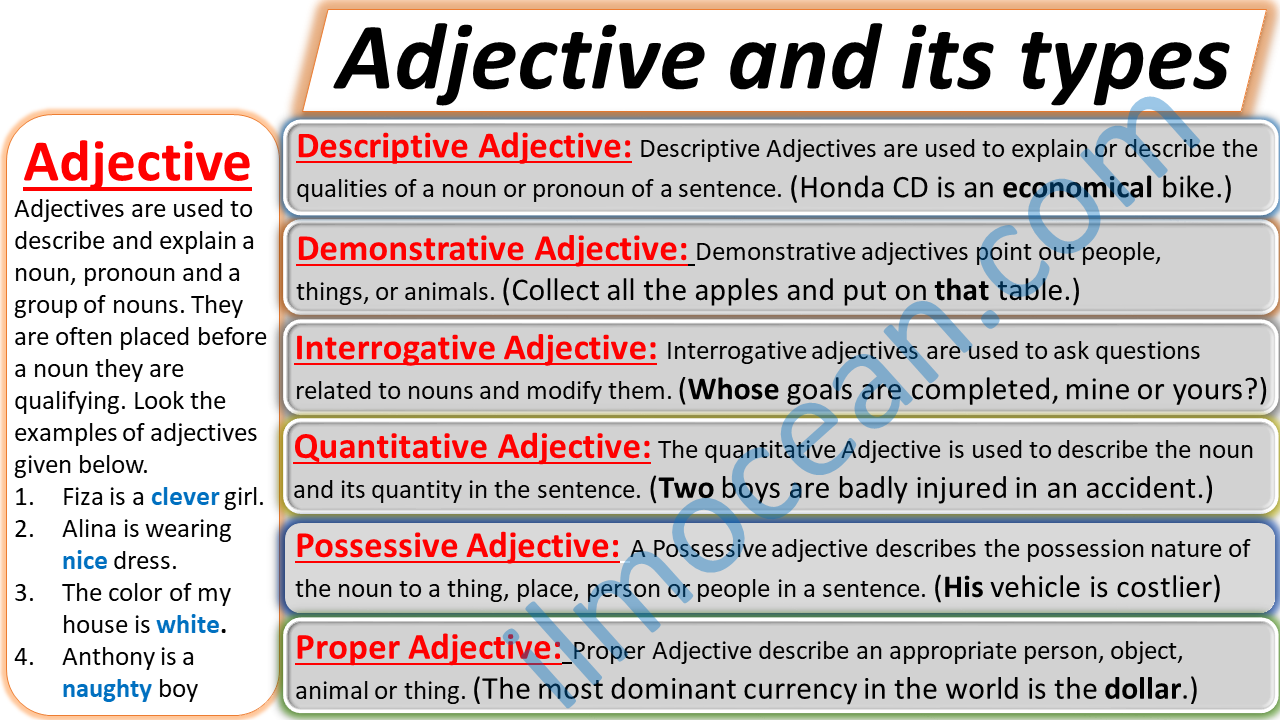 Free Printable Adjectives Chart EnglishGrammarSoft, 43% OFF