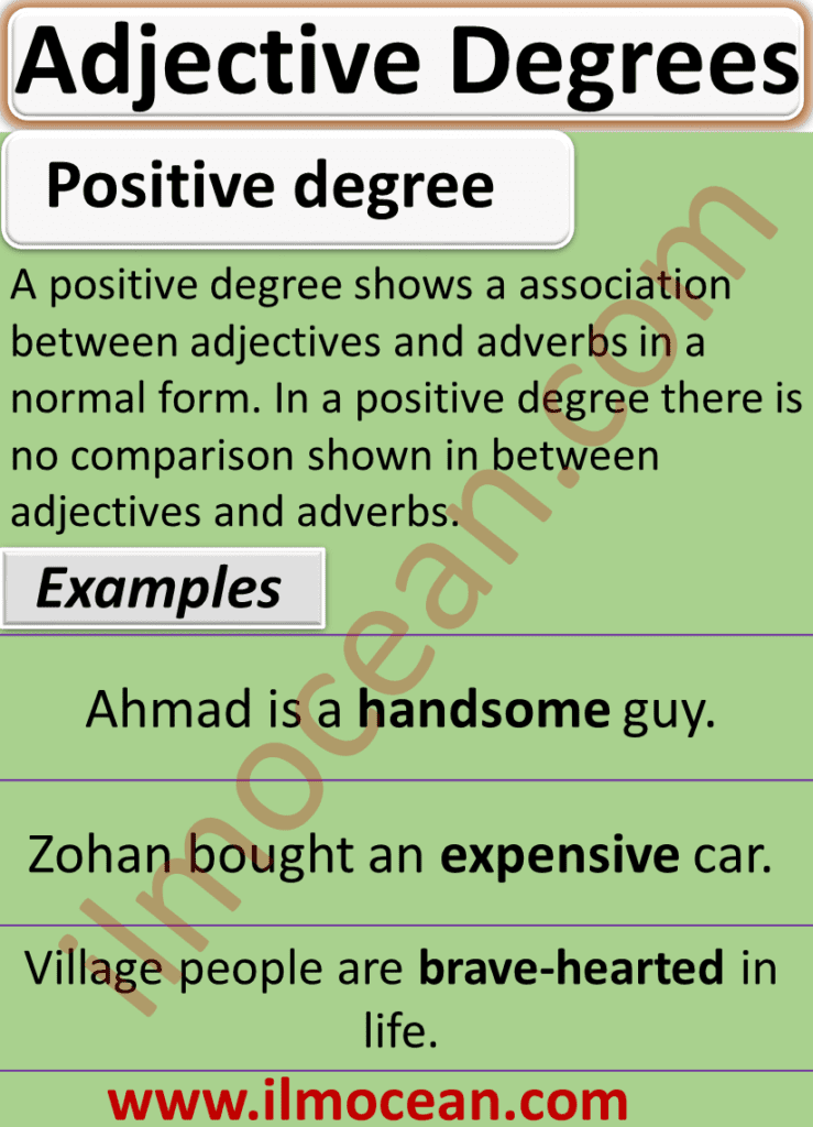 positive degree