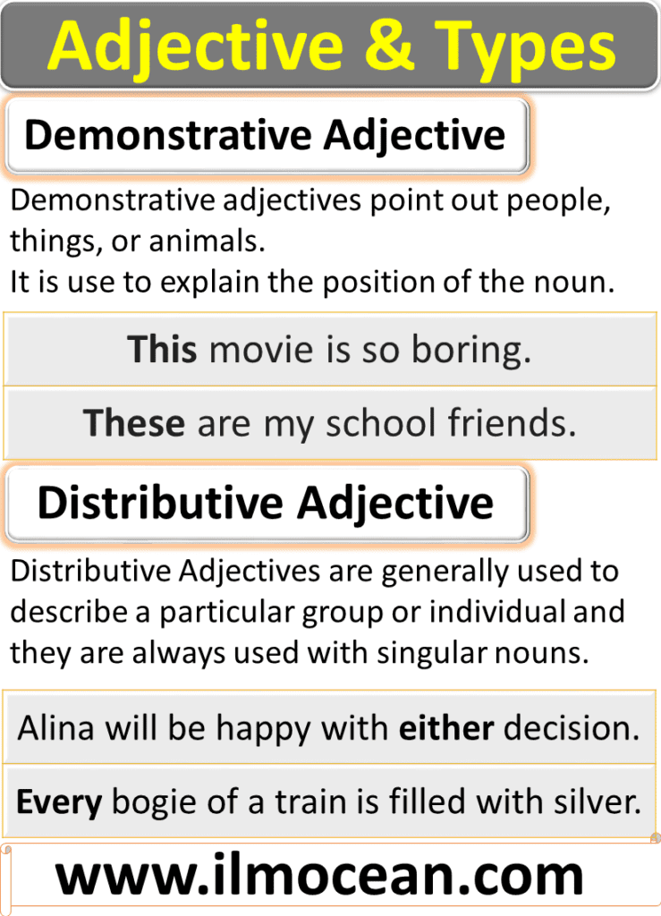 distributive adjective
