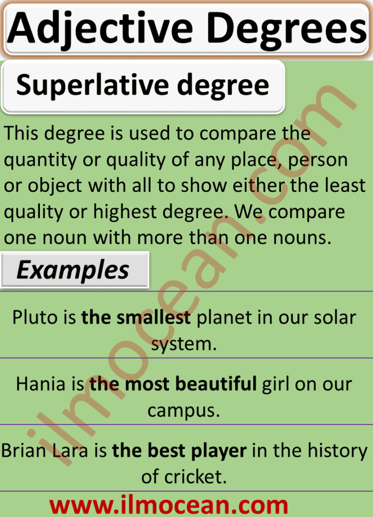 superlative degree