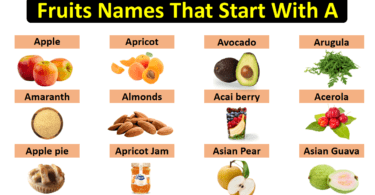 Food That Starts With A || 41 Foods That Beginning With A