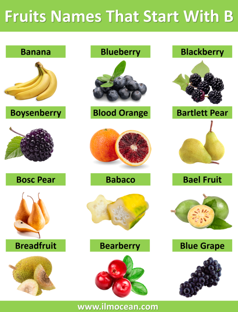 31+ Fruits That Start With B Yummy Fruits Start With B ILM Ocean