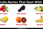 31+ Fruits That Start With B || Yummy Fruits Start With B