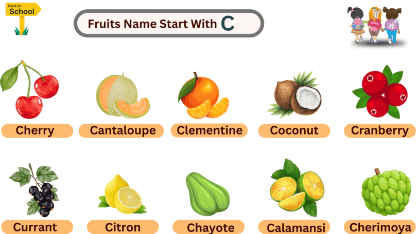 25+ Fruits That Start With C || Healthy Fruits
