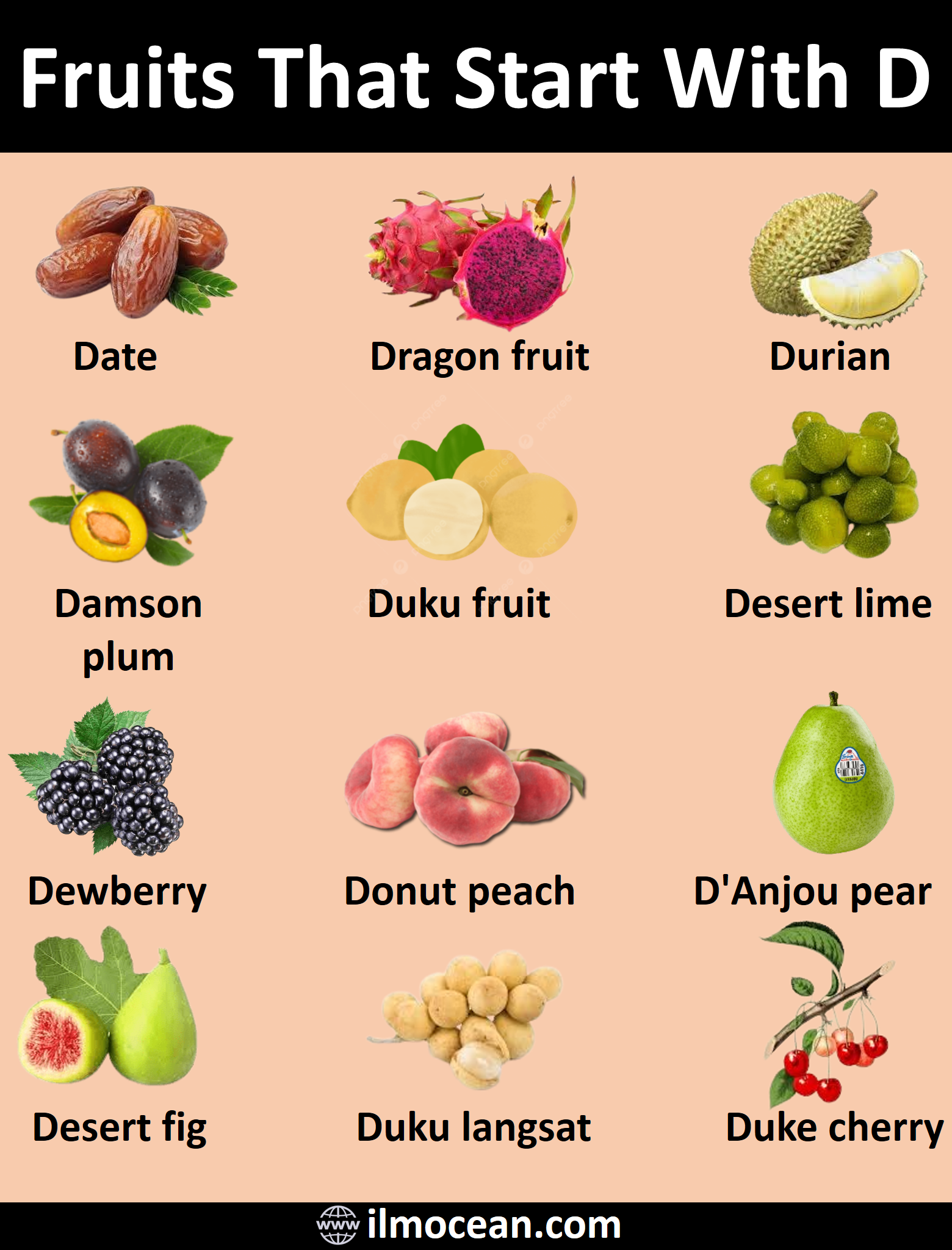 Discover The 21+ Fruits That Start With D