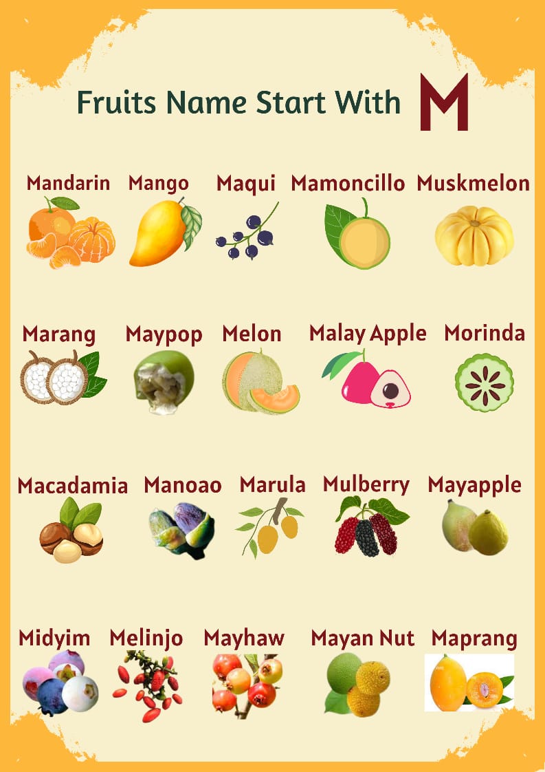 List Of 14+ Healthy Fruits That Start With M