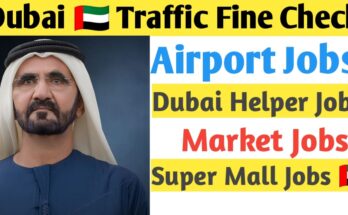 Dubai Latest Job For Fresher 2025